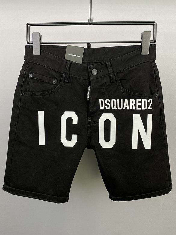 BLACK jean Icon Shorts
