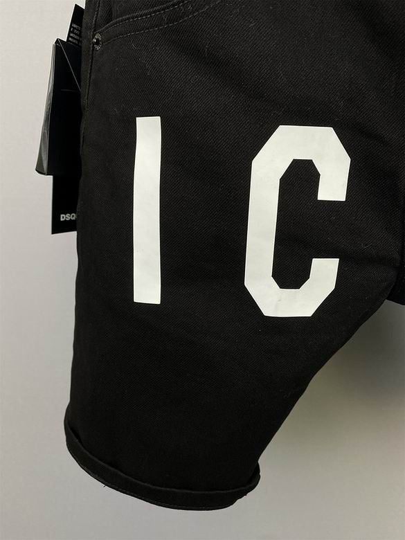 BLACK jean Icon Shorts