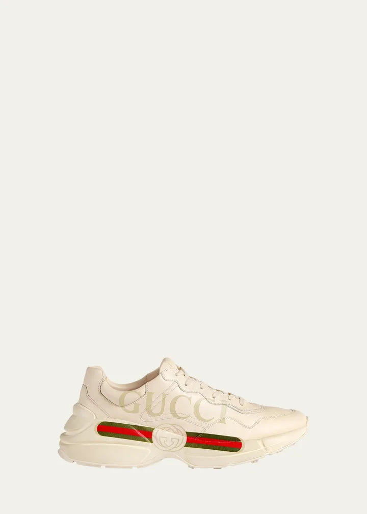Gucci  Gara Logo Leather Sneakers